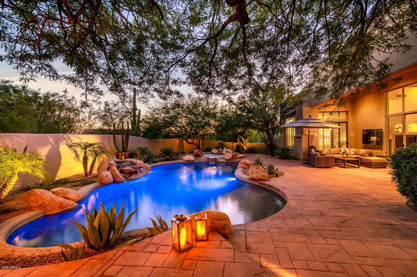 9669 East Peak View Road Scottsdale, AZ 85262 - Photo 5 of 36 Private Backyard