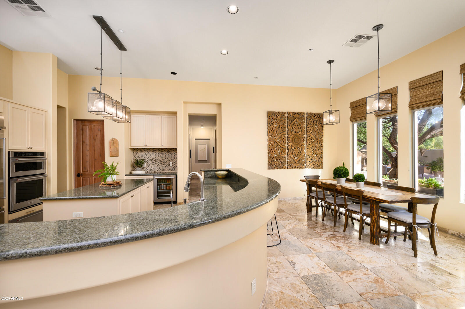 9669 East Peak View Road Scottsdale, AZ 85262 - Photo 8 of 36 Spacious Dining Area By Kitchen