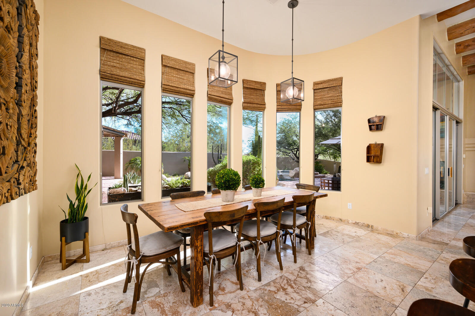 9669 East Peak View Road Scottsdale, AZ 85262 - Photo 9 of 36 Spacious Kitchen Dining