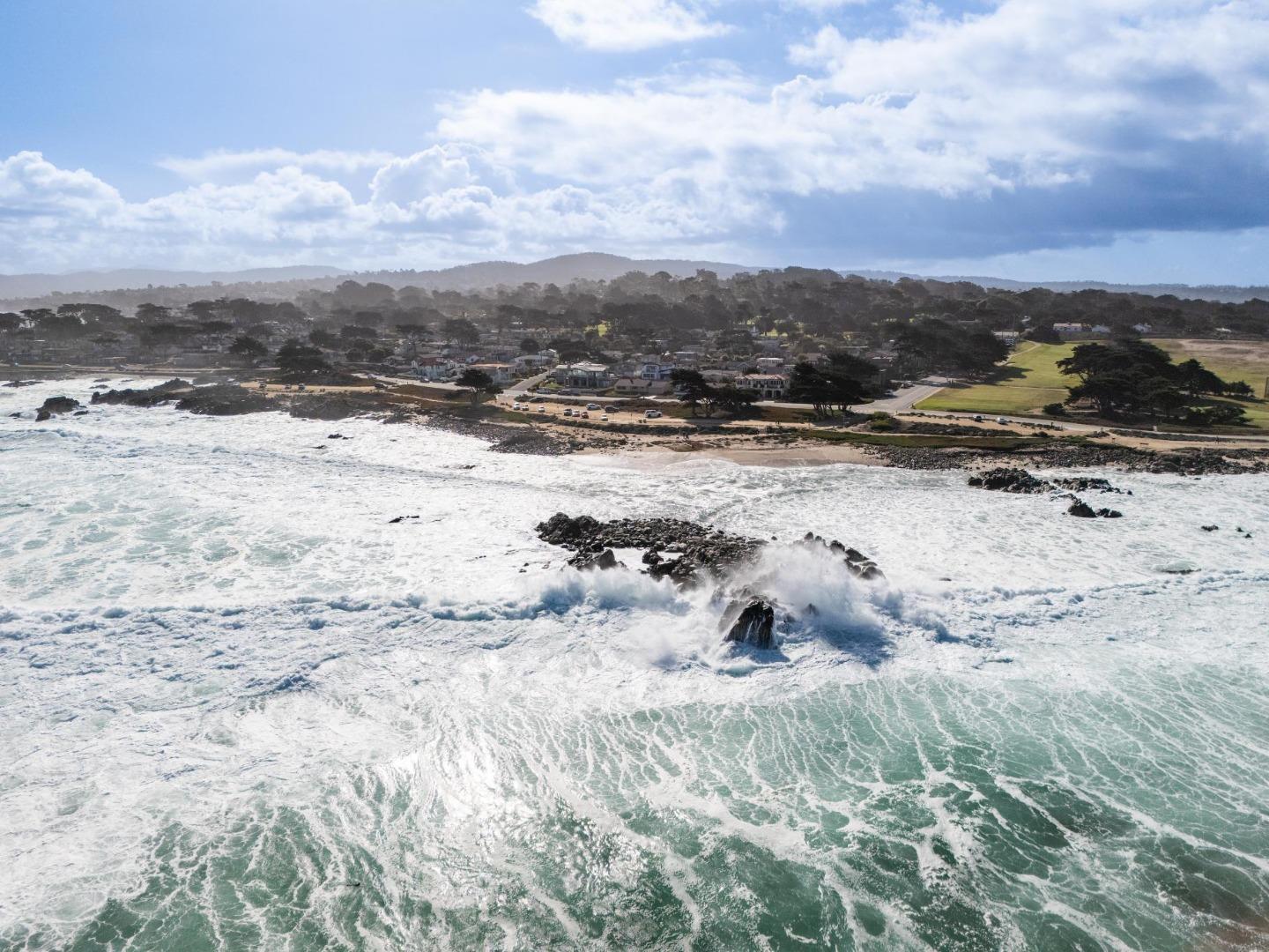 1261 Ocean View Boulevard Pacific Grove, CA 93950 - Photo 35 of 37 a view of a dry yard with wooden fence