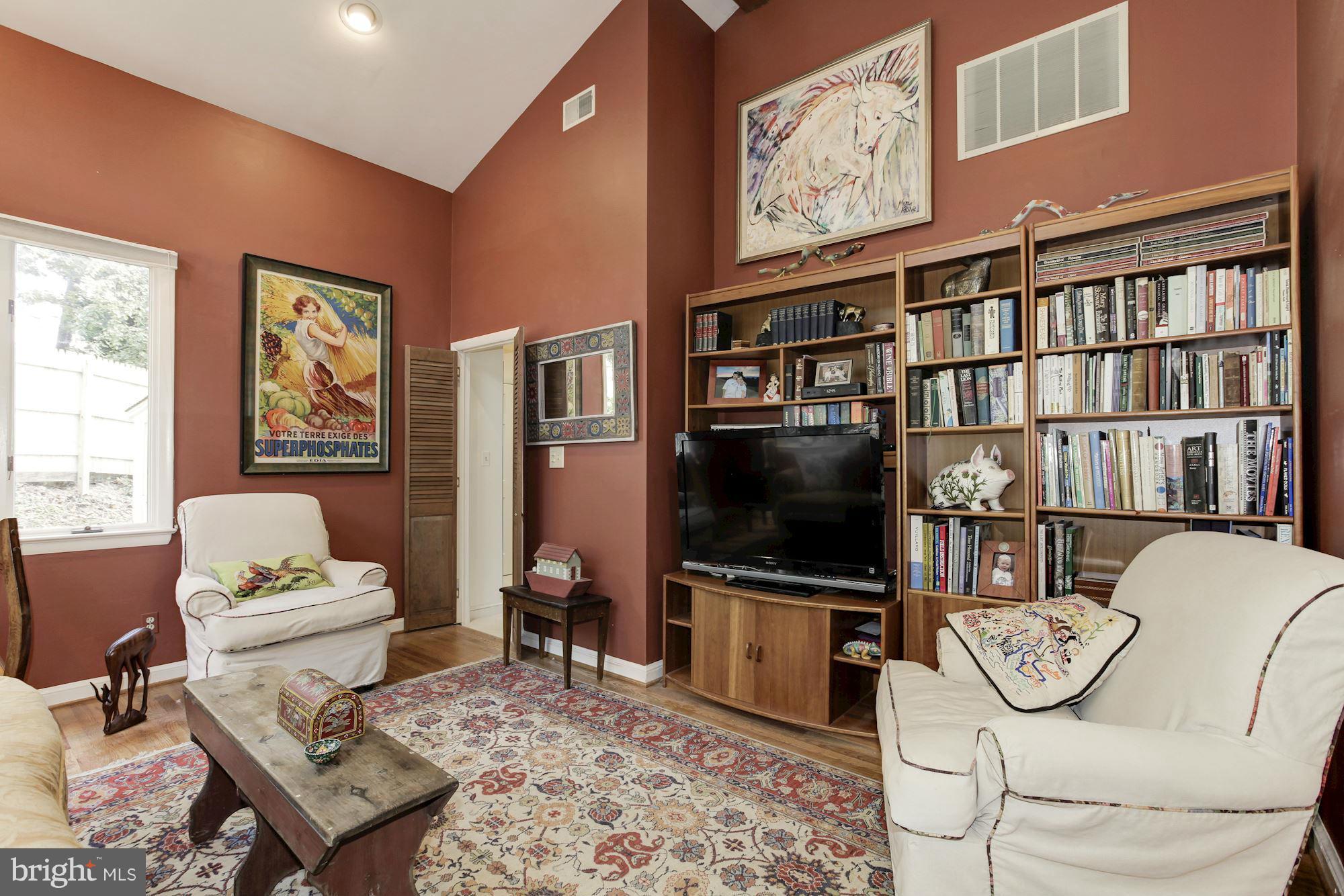 6210 Redwing Road Bethesda, MD 20817 - Photo 10 of 30 Family Room with 13 ft cathedral ceiling!