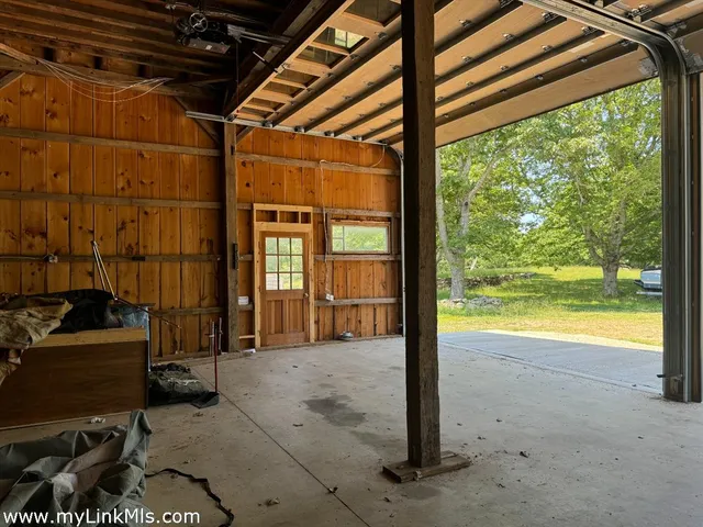 a room with gym equipment
