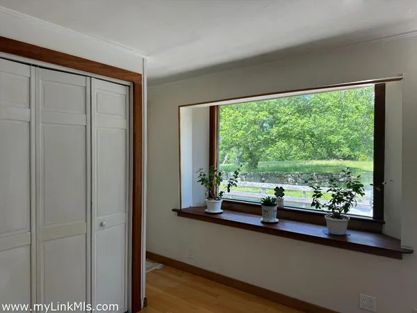 an aerial view of houses with yard