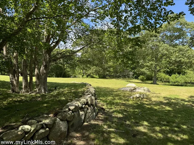 a view of an outdoor space and a yard