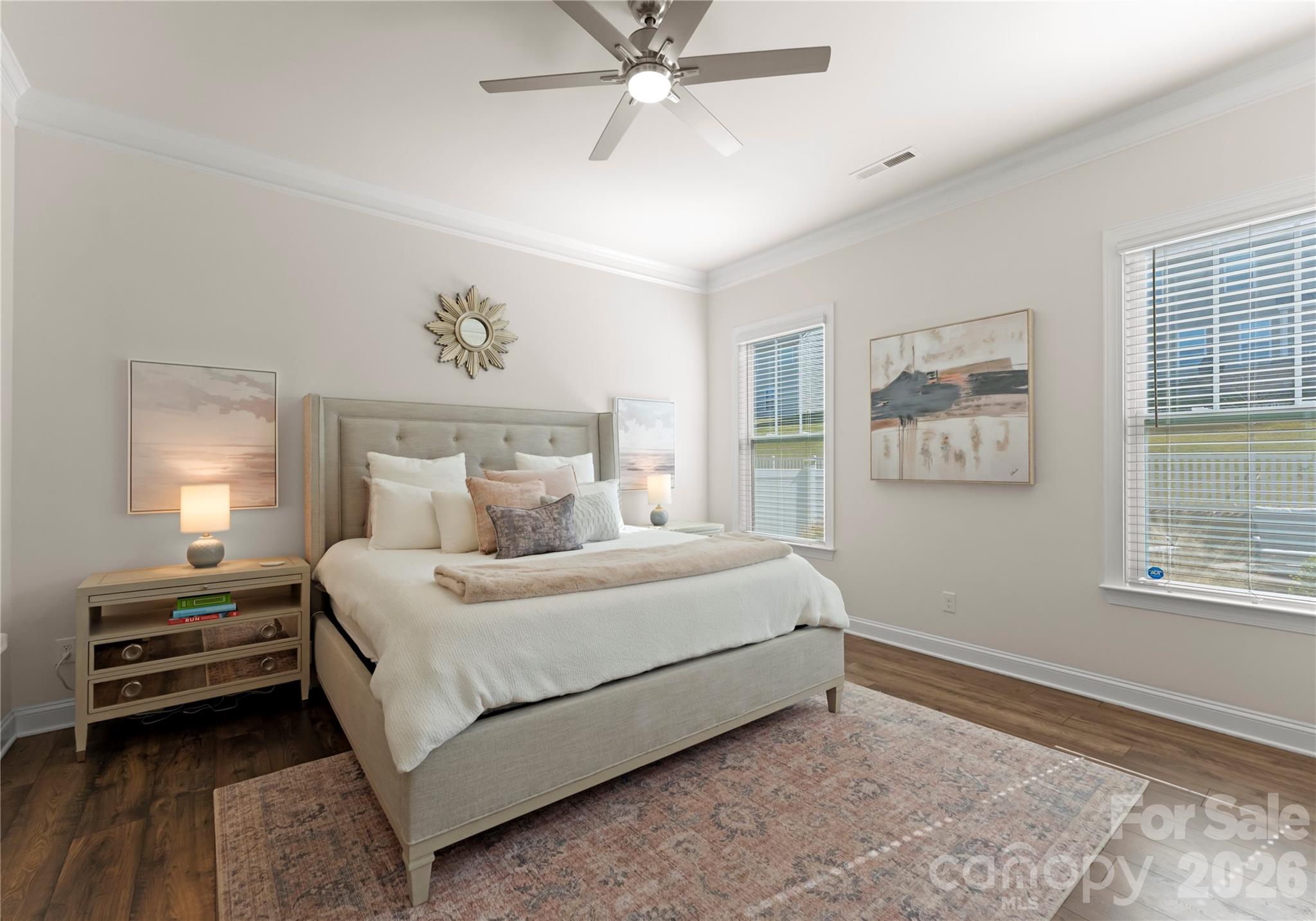 349 Preston Road Mooresville, NC 28117 - Photo 19 of 48 a bedroom with a bed painting on wall and a window