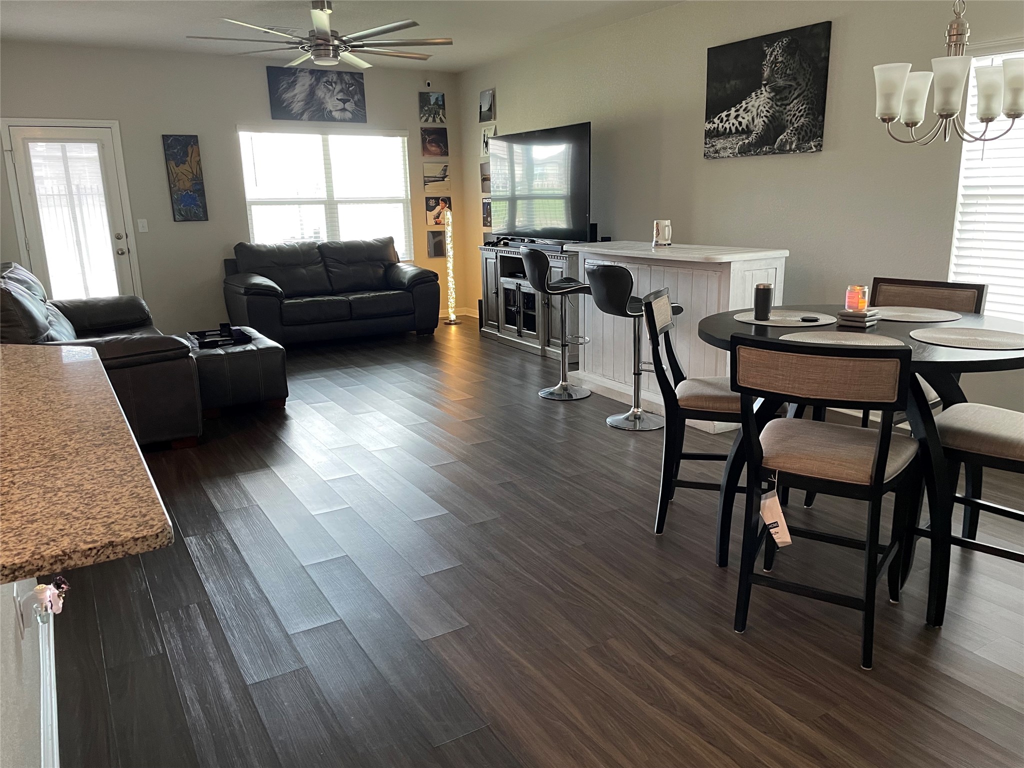 317 Bremen Street Georgetown, TX 78626 - Photo 19 of 19 a living room with furniture and a wooden floor