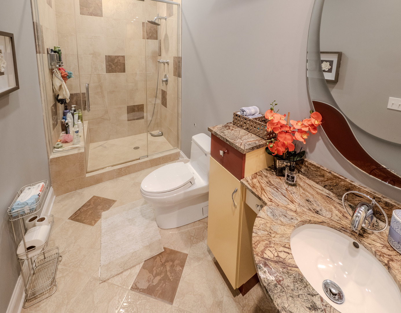 2015 Tree Farm Court Buffalo Grove, IL 60089 - Photo 78 of 100 a bathroom with a sink toilet and shower