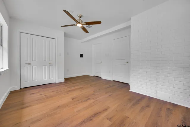 wooden floor in an empty room