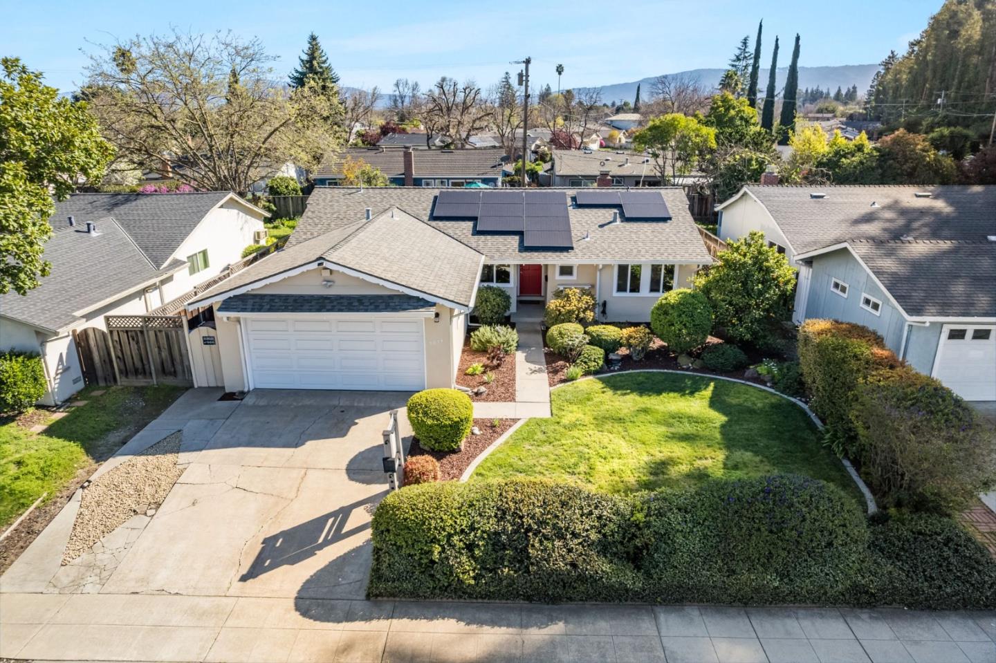 5074 Williams Road San Jose, CA 95129 - Photo 27 of 35 a view of a house with a swimming pool
