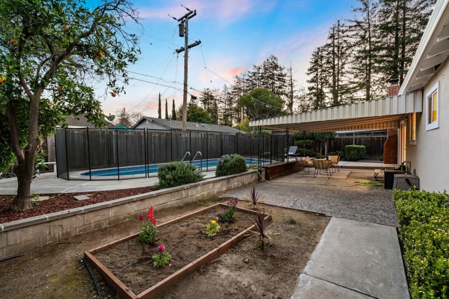 5074 Williams Road San Jose, CA 95129 - Photo 35 of 35 a view of a backyard with sitting area and furniture