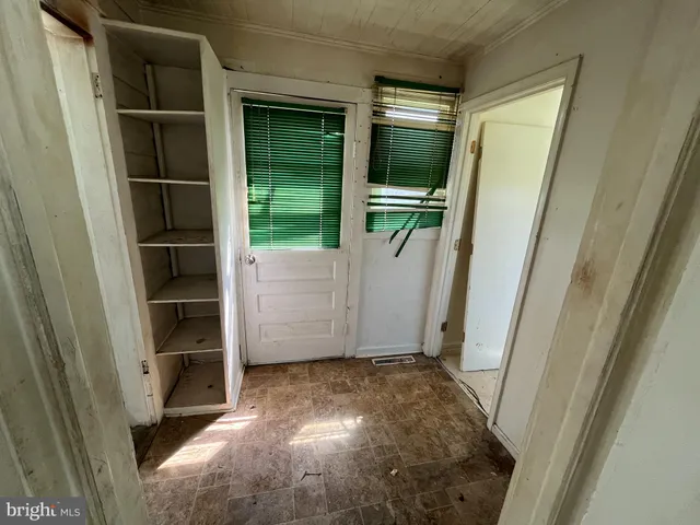 a view of front door