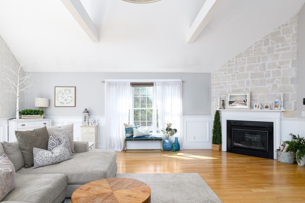 27 Vista Circle Rutland, MA 01543 - Photo 8 of 35 a living room with furniture and a fireplace