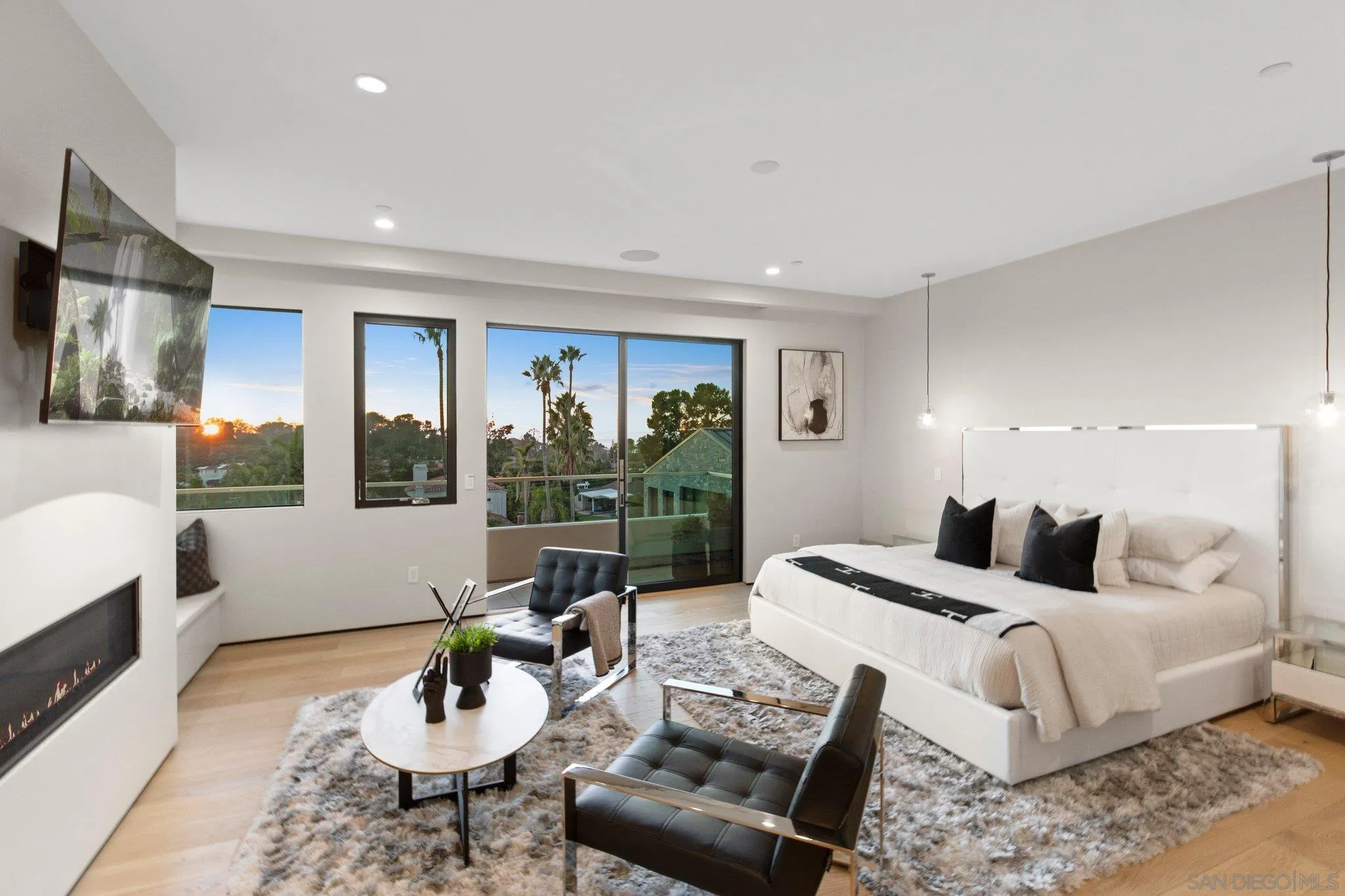 6349 Castejon Drive La Jolla, CA 92037 - Photo 24 of 43 a living room with furniture and a large window