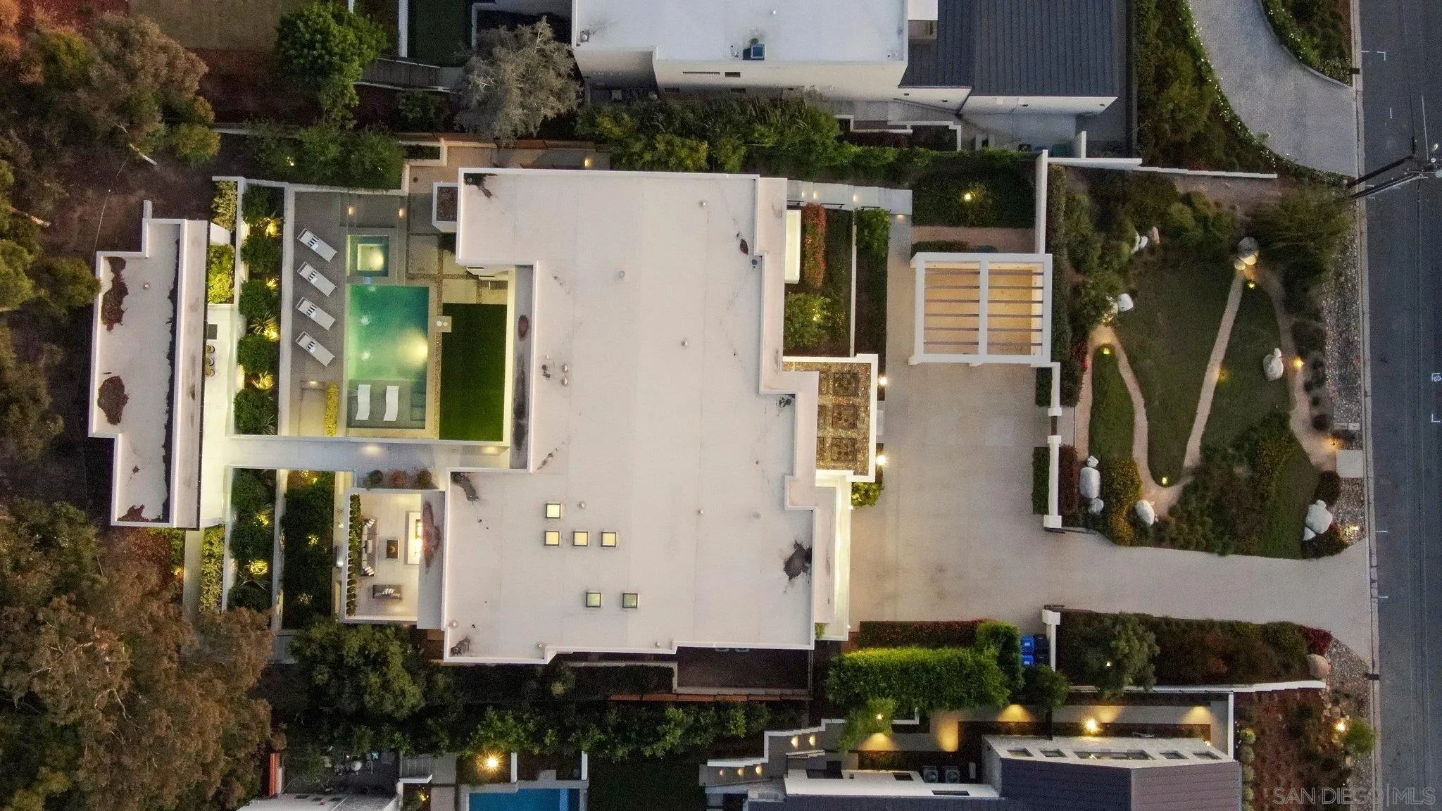 6349 Castejon Drive La Jolla, CA 92037 - Photo 43 of 43 a aerial view of a house with street view