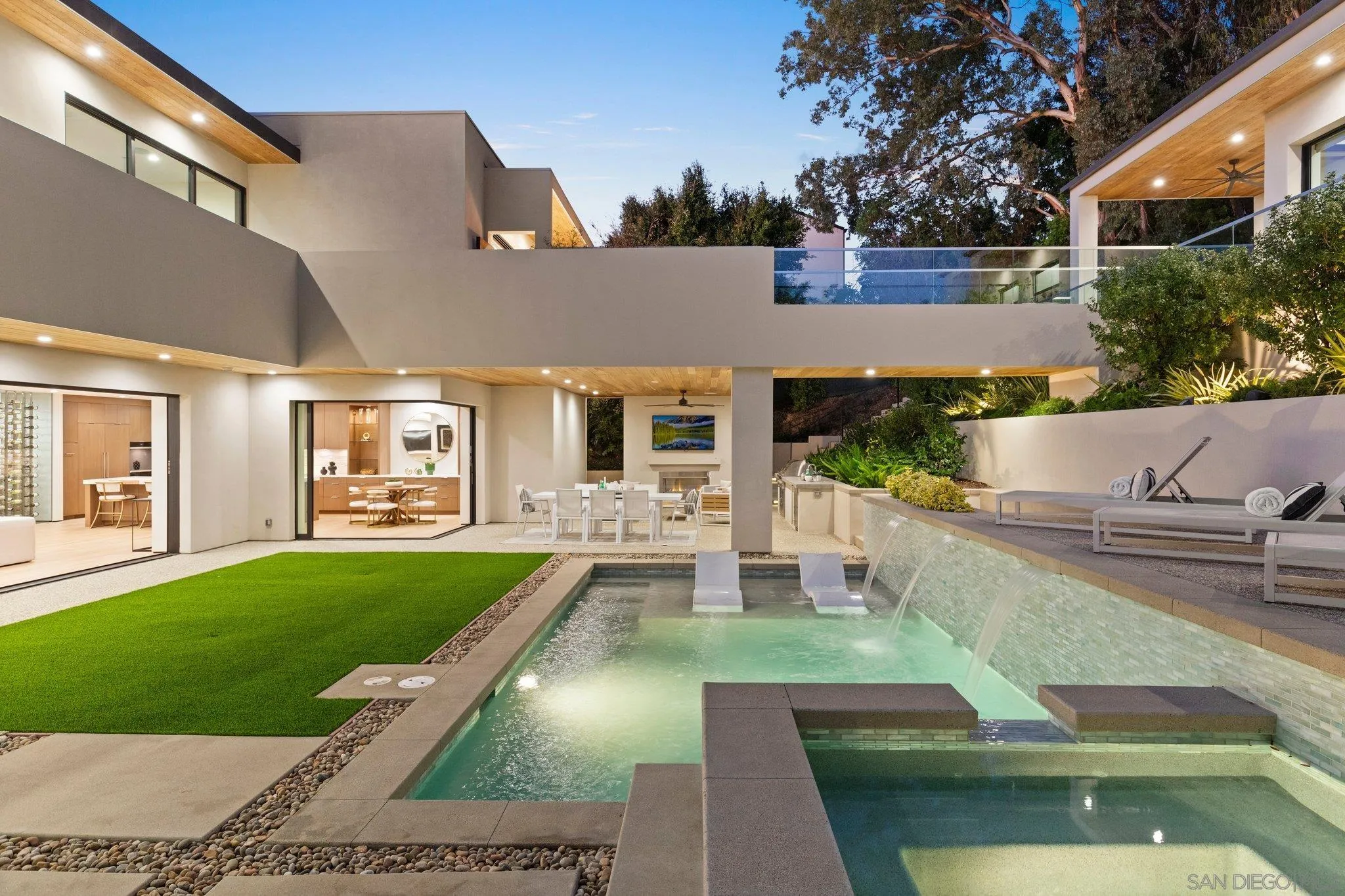 6349 Castejon Drive La Jolla, CA 92037 - Photo 7 of 43 a view of a house with backyard porch and sitting area