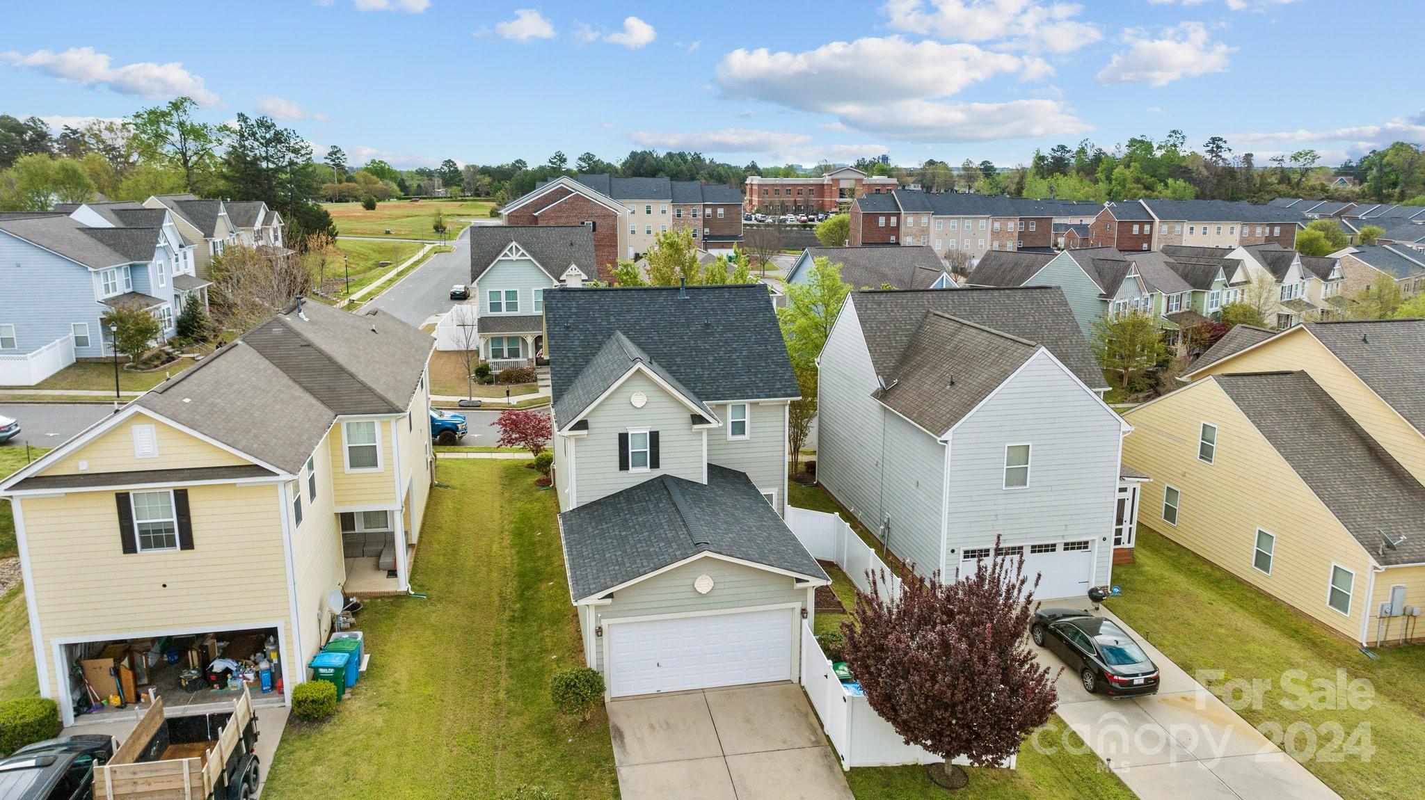 10231 Enniscrone Road Pineville, NC 28134 - Photo 44 of 44 a aerial view of a house with a ocean view