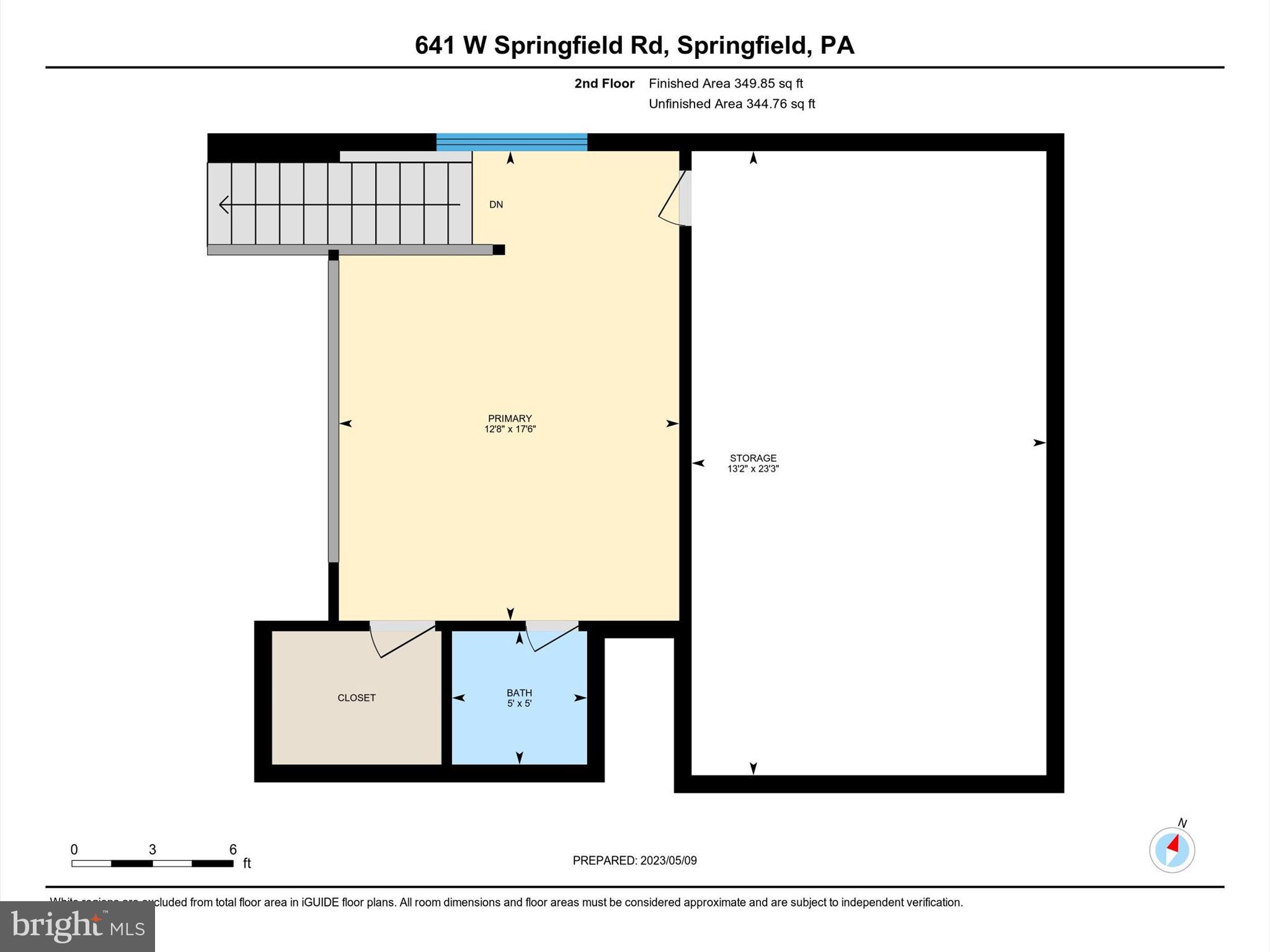641 West Springfield Road, Unit B2 Springfield, PA 19064 - Photo 32 of 32 2nd-Floor Floor Plan