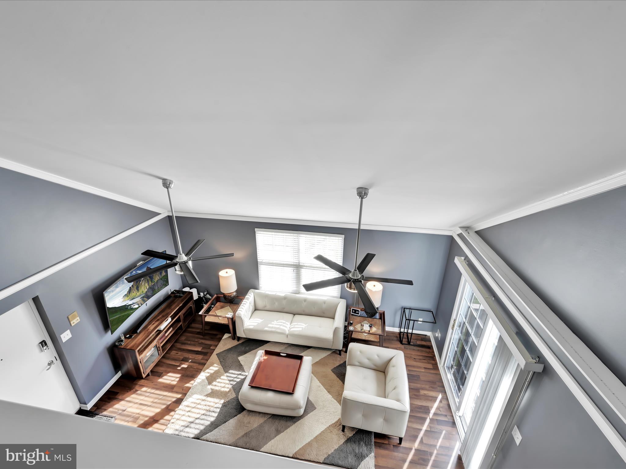 641 West Springfield Road, Unit B2 Springfield, PA 19064 - Photo 8 of 32 Loft View of Living Room