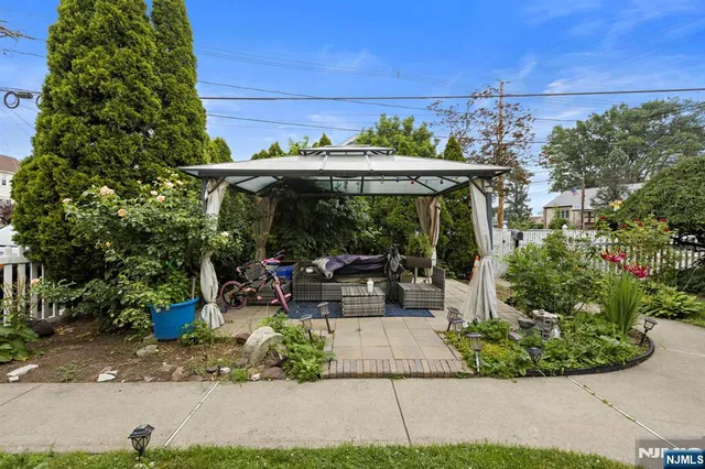 a view of a building with a street
