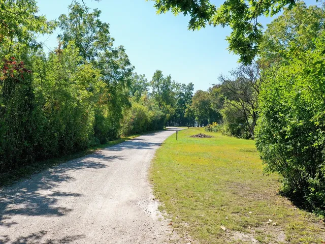 a view of a swimming pool with an outdoor space