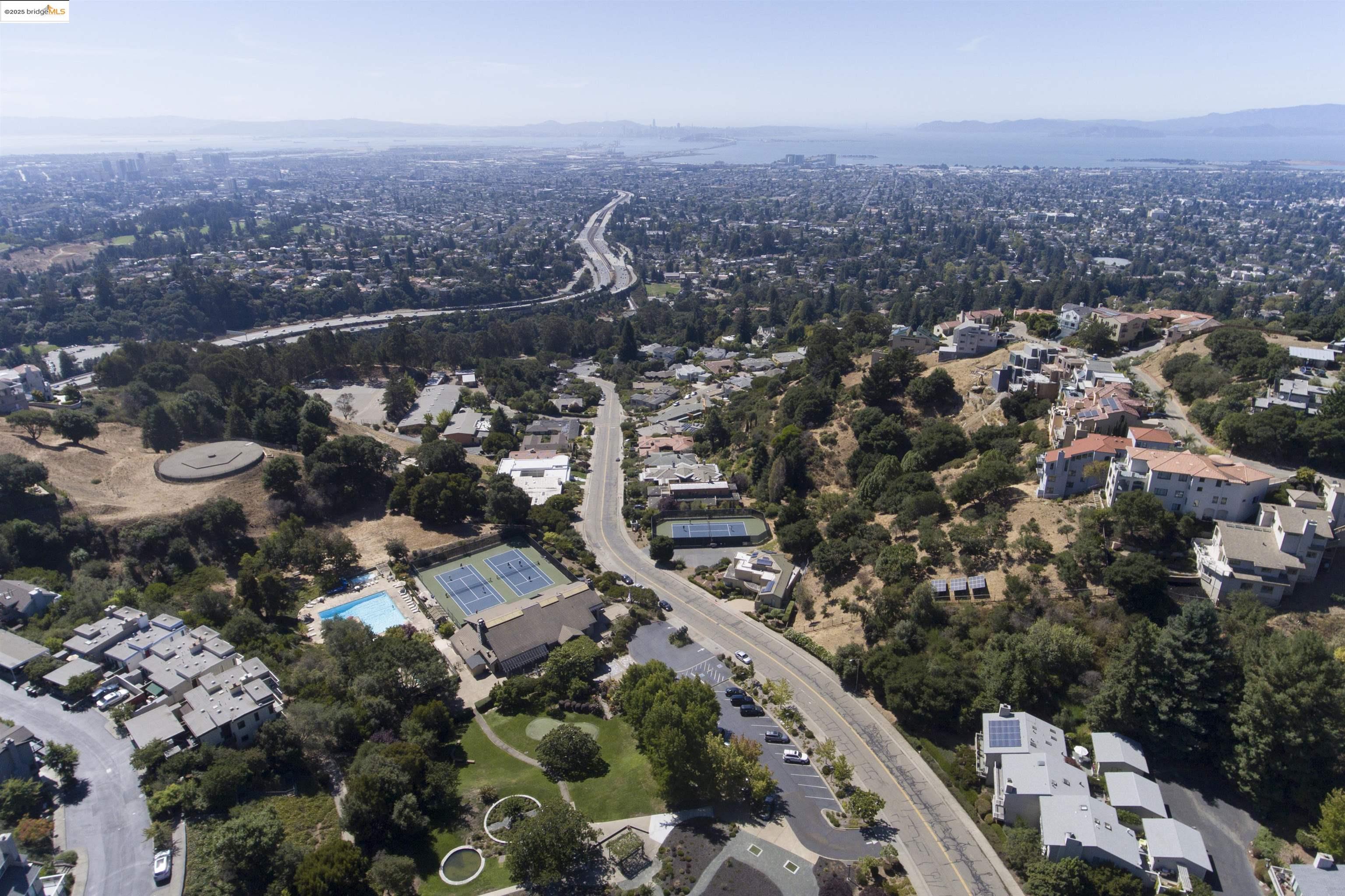 1881 Grand View Drive Oakland, CA 94618 - Photo 44 of 54 an aerial view of multiple house