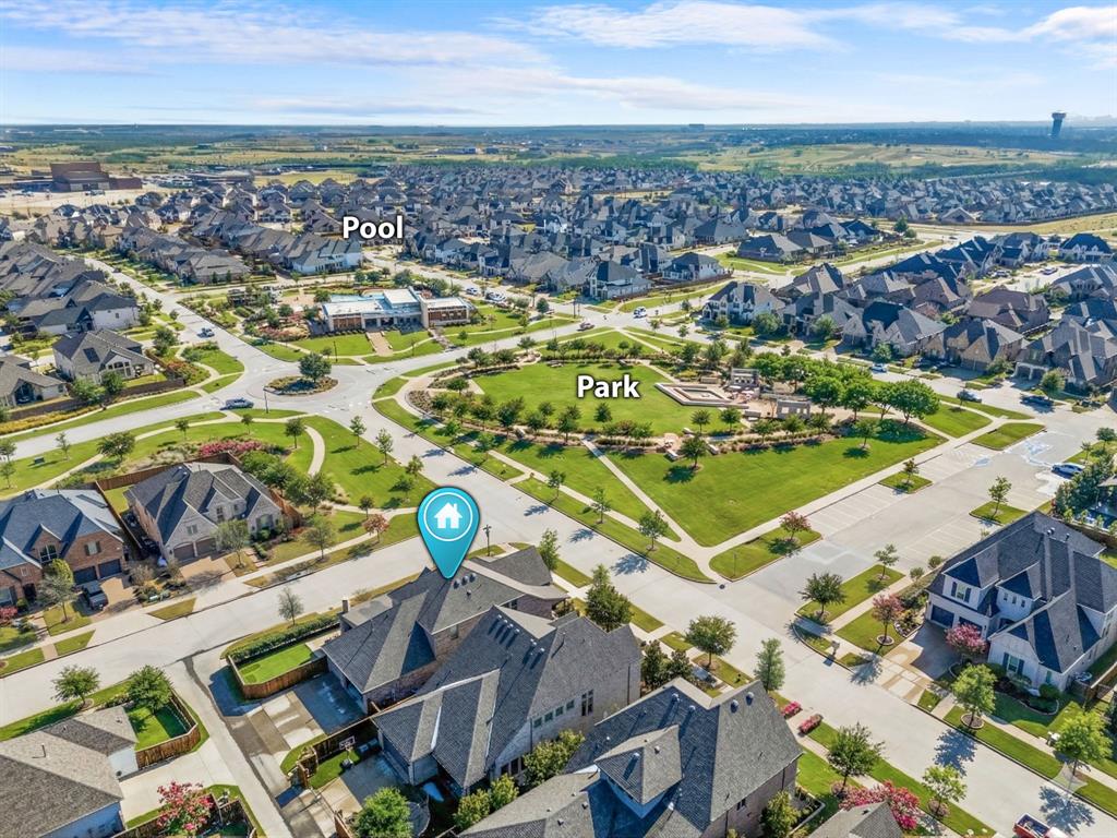 1898 Tumblegrass Road Frisco, TX 75033 - Photo 35 of 40 an aerial view of residential houses with outdoor space