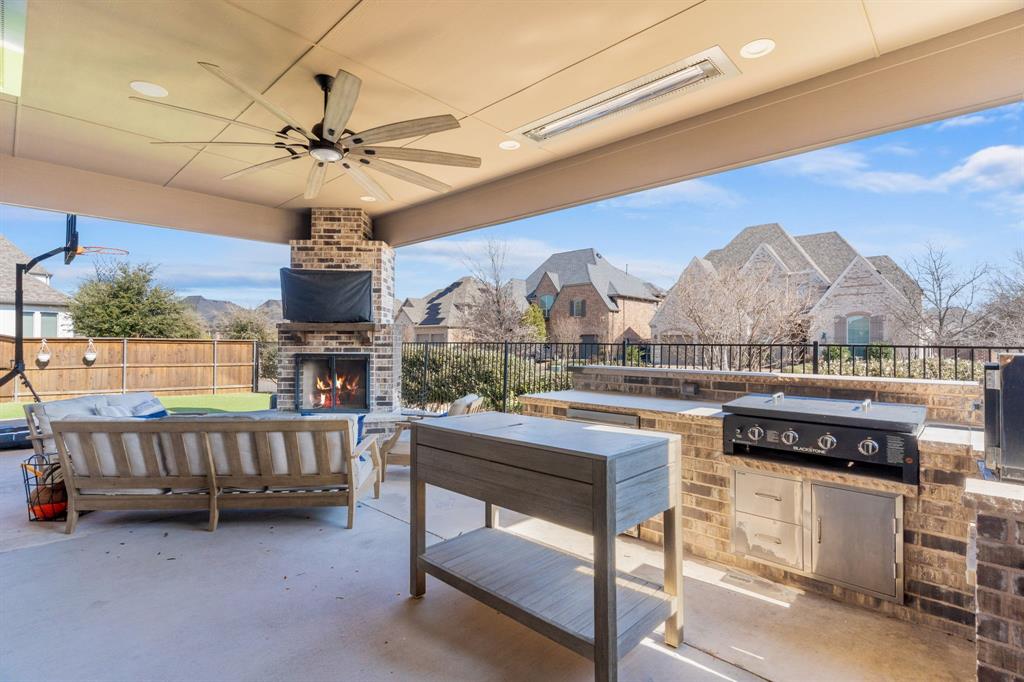 1898 Tumblegrass Road Frisco, TX 75033 - Photo 5 of 40 a view of a dining room with furniture window and outside view