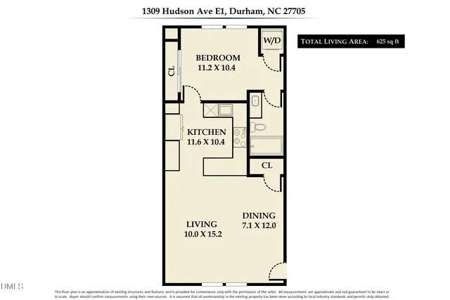 $179,000 | 1309 East Hudson Avenue, Unit E1, Durham, NC 27705
