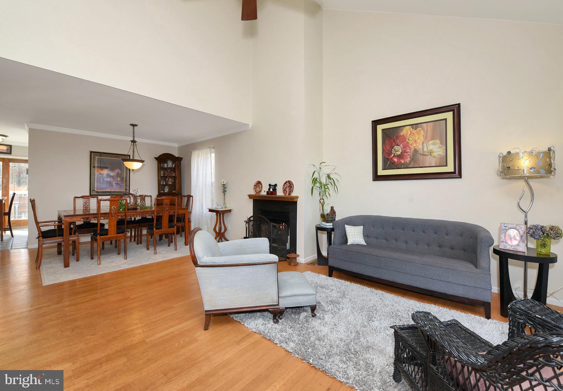 49 Friendship Road Cranbury, NJ 08512 - Photo 10 of 33 Living Room with Cathedral ceilings