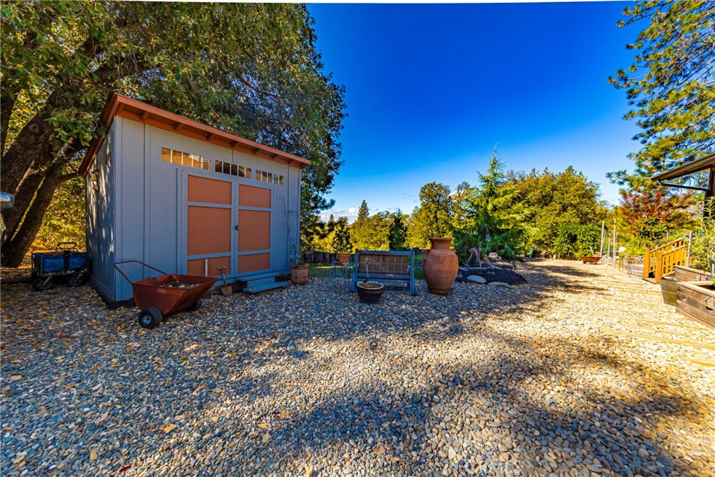 5757 Clouds Rest Mariposa, CA 95338 - Photo 53 of 68 a view of a backyard with plants and a tree