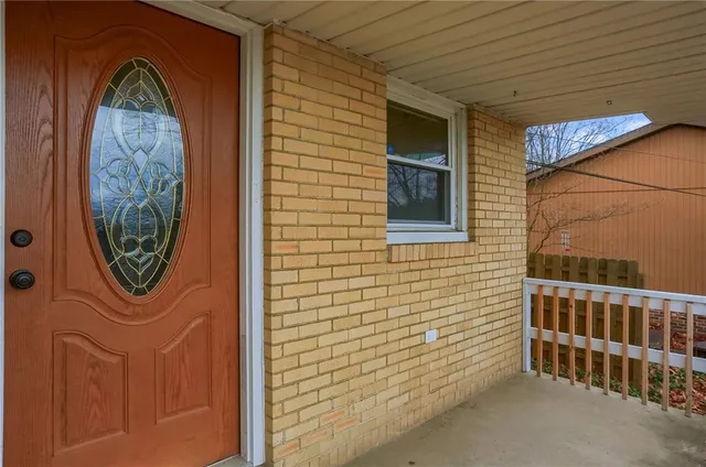 a view of a house with a door