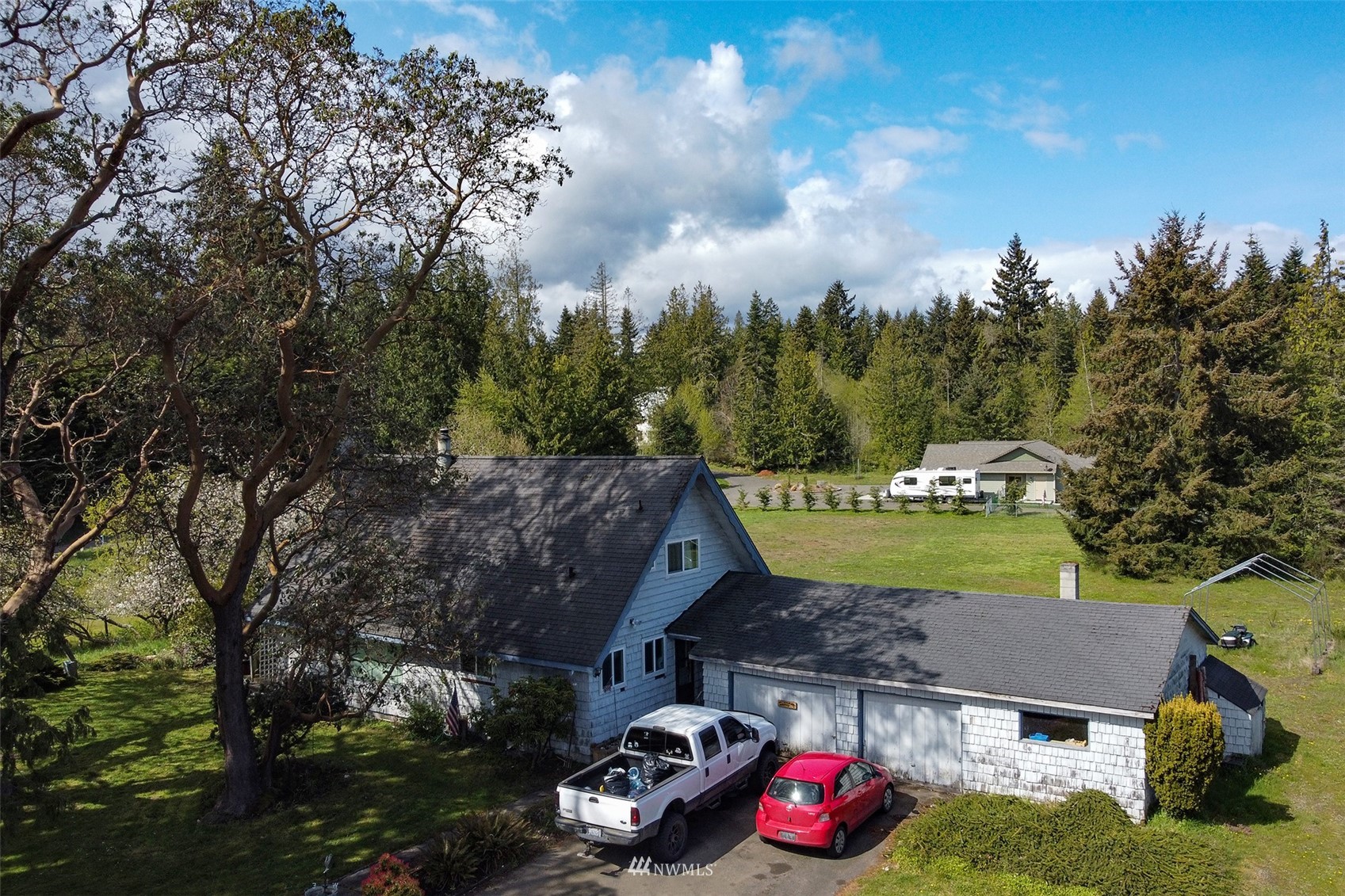 371 Lake Farm Road Port Angeles, WA 98362 - Photo 20 of 36 an aerial view of a house