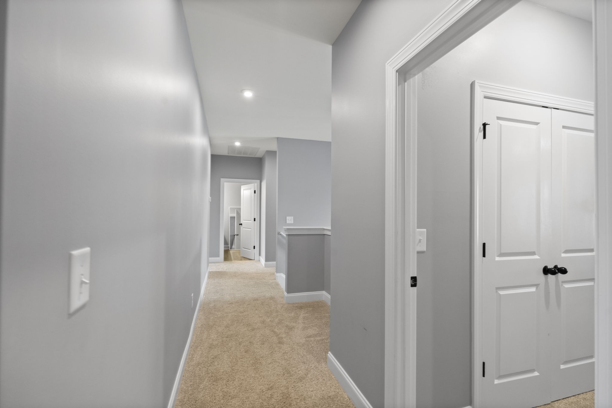 147 Roberts Road Portland, TN 37148 - Photo 19 of 30 a view of a hallway with wooden floor and closet area