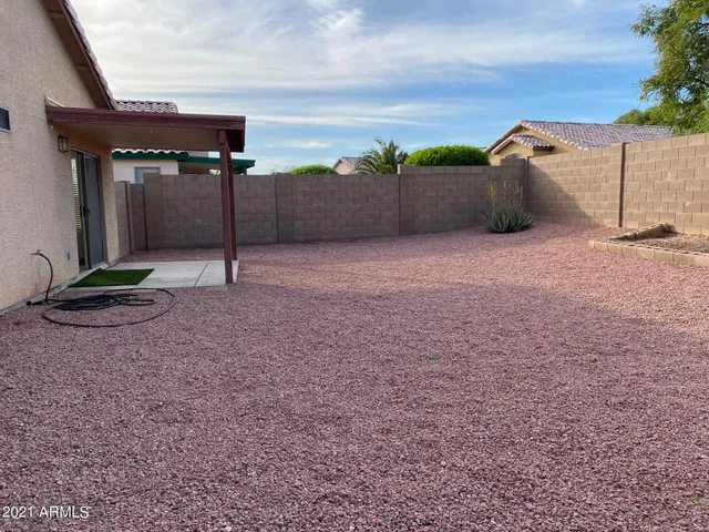 a view of sky from balcony
