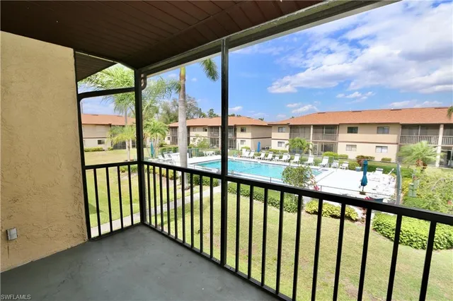 a view of city from a balcony