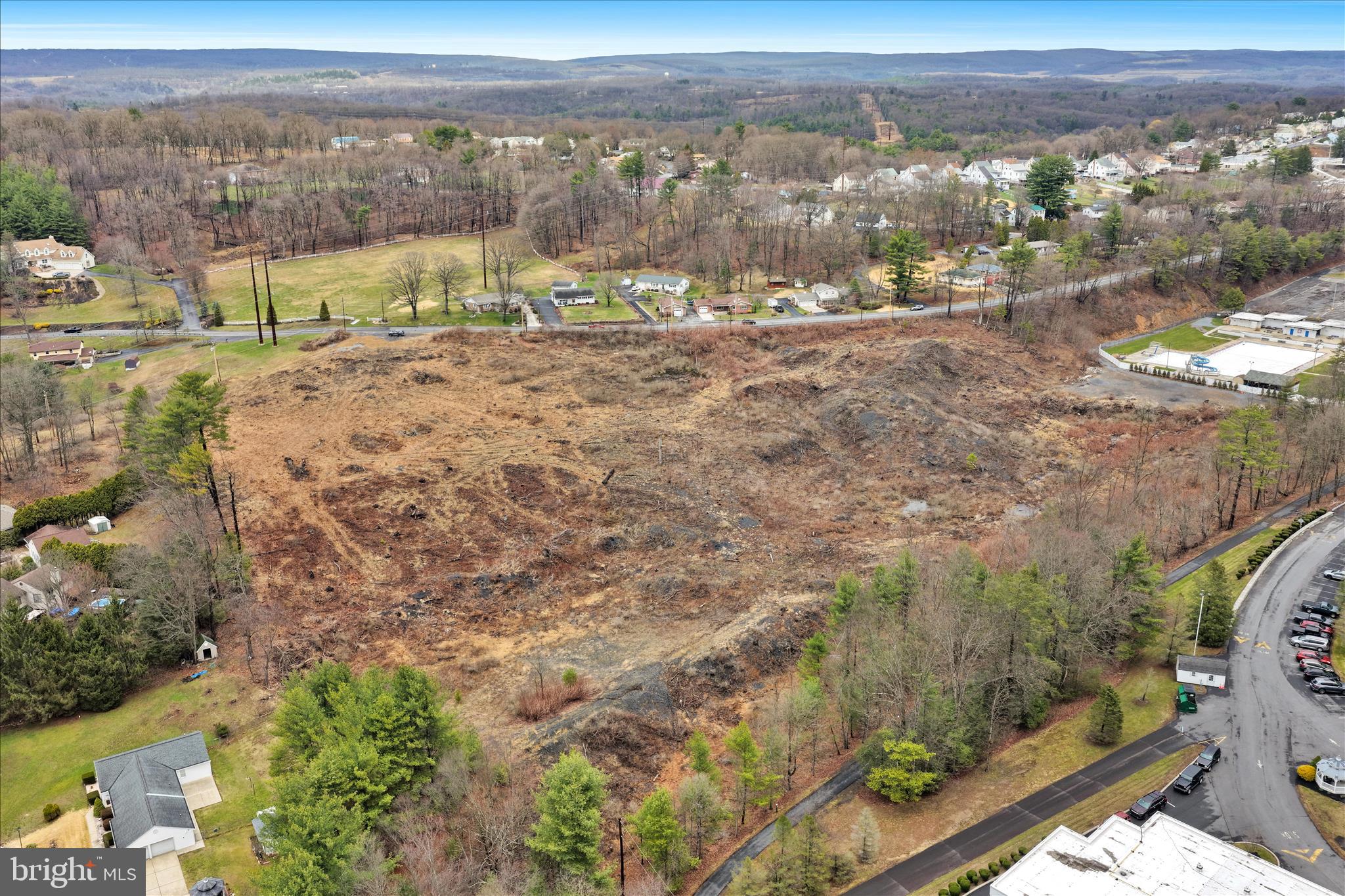 0 York Farm Road Pottsville, PA 17901 - Photo 5 of 5 a view of a yard with a road from a window
