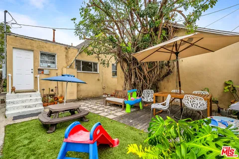 a view of outdoor space yard deck patio and swimming pool