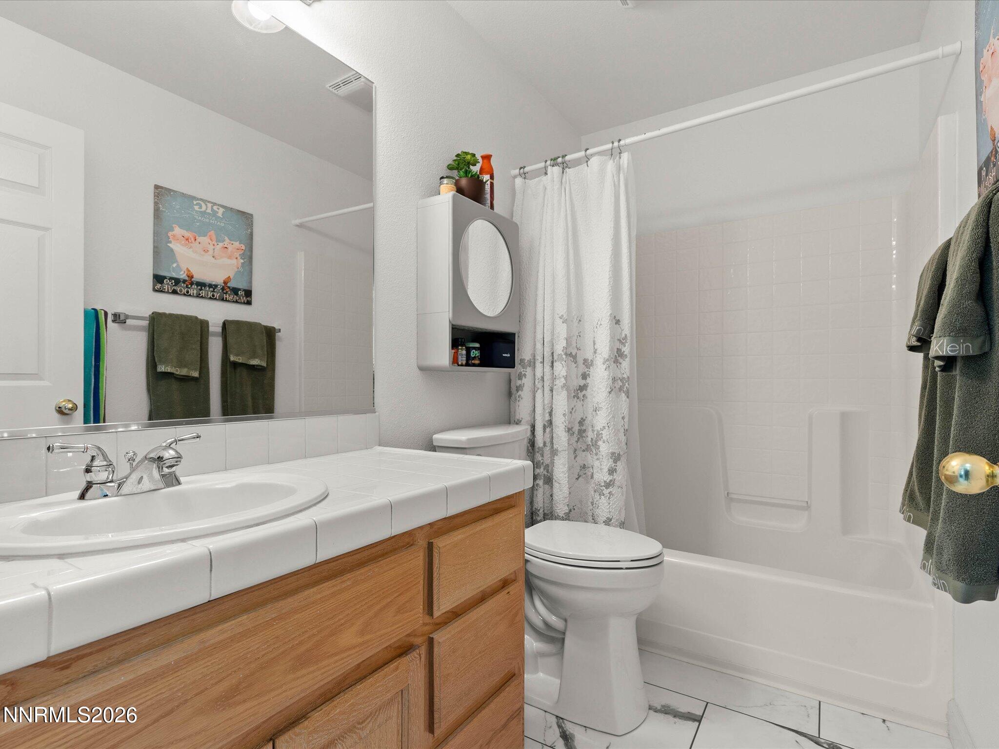 1080 Red Rock Road Fernley, NV 89408 - Photo 28 of 45 a bathroom with a sink toilet and shower