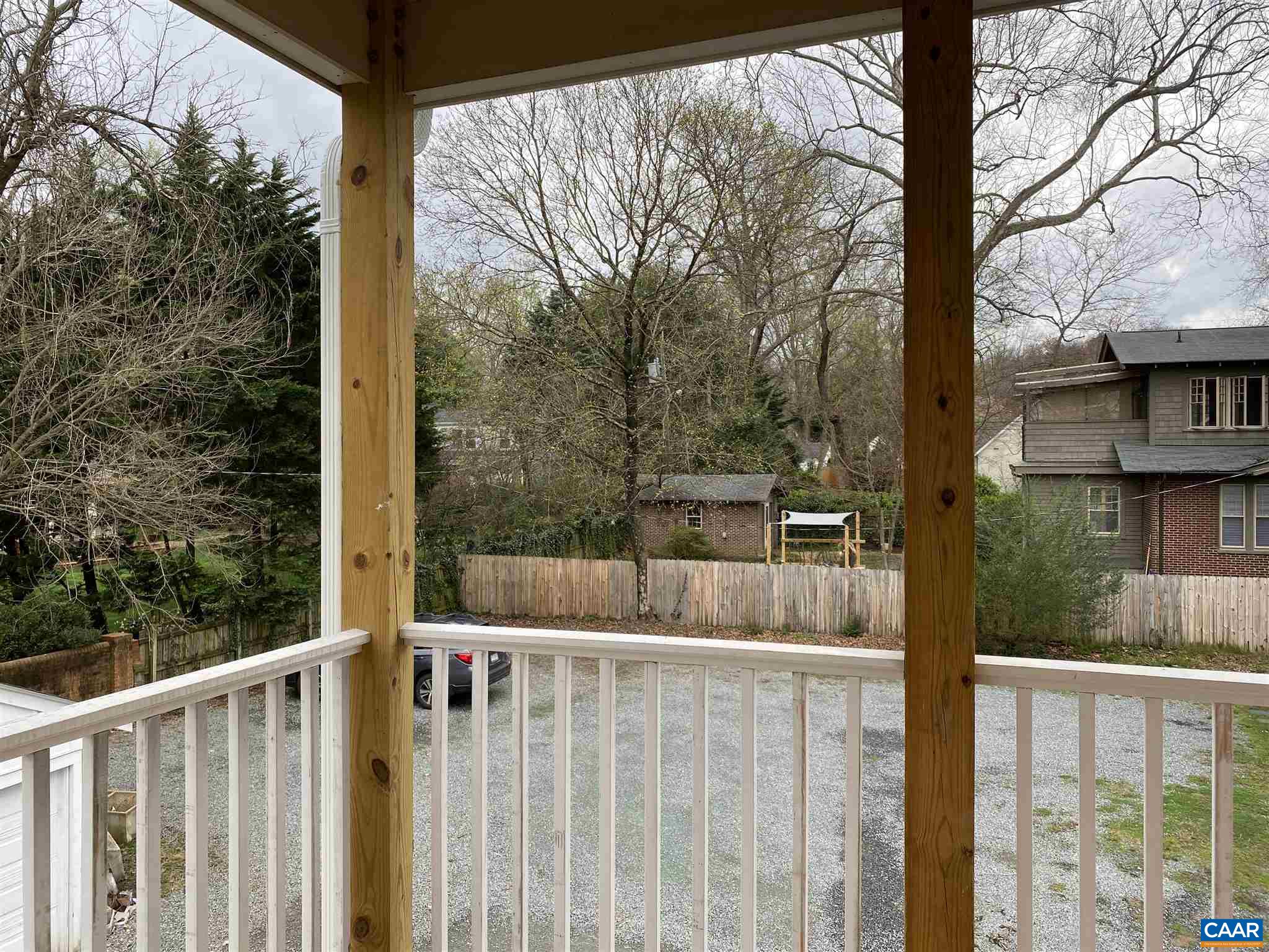1928 Lewis Mountain Road, Unit B Charlottesville, VA 22903 - Photo 7 of 22 a view of balcony with small trees