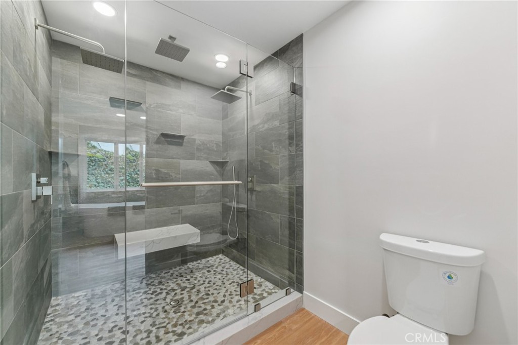 20 Saddle Road Rancho Palos Verdes, CA 90275 - Photo 23 of 44 a bathroom with a toilet and a shower
