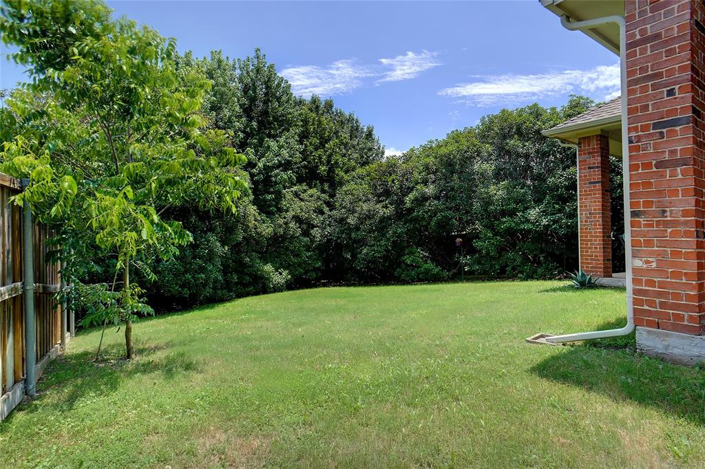 984 East Bethel School Road Coppell, TX 75019 - Photo 35 of 37 a backyard of a house with lots of green space