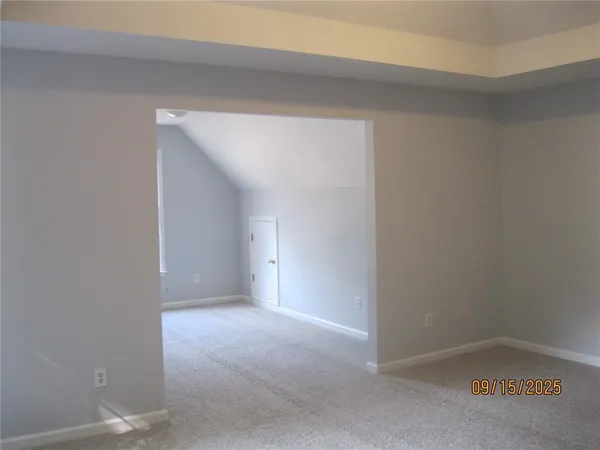 a view of an empty room