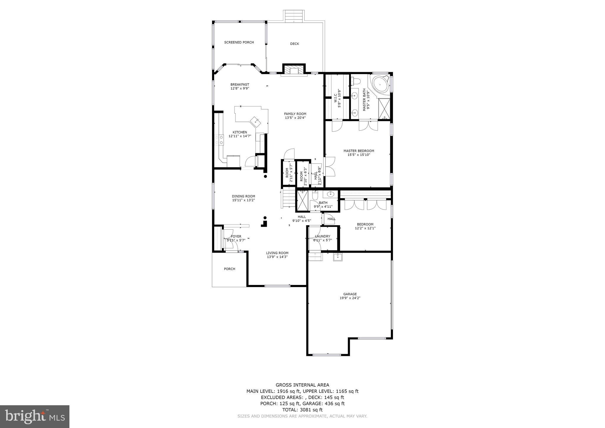 24873 Rivers Edge Road Millsboro, DE 19966 - Photo 42 of 57 Main Level Floor Plan