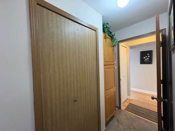 a view of closet area