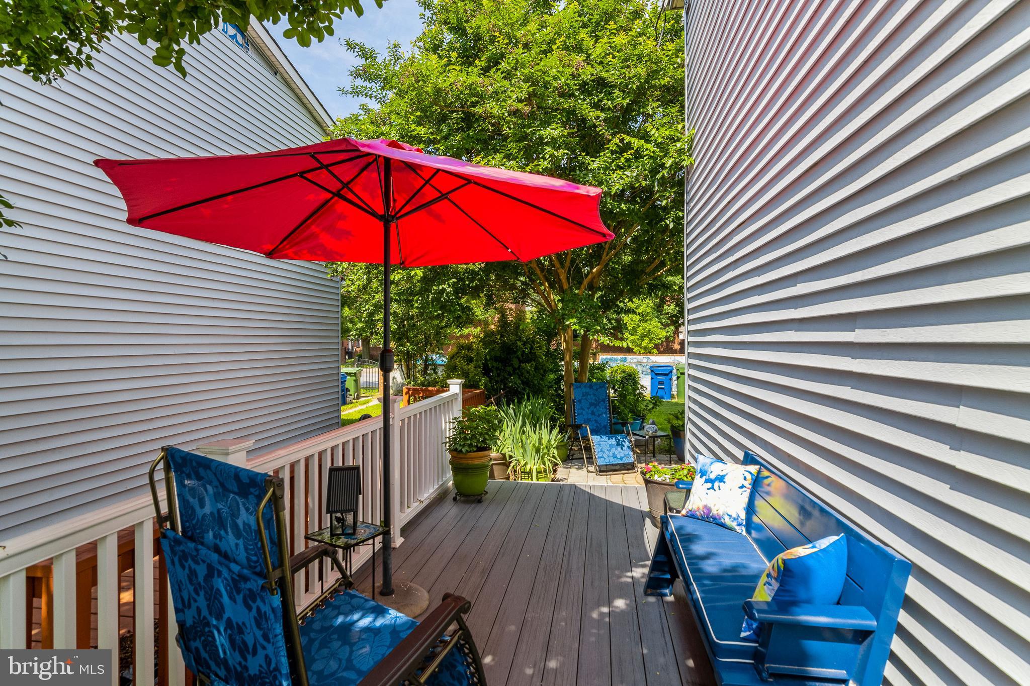 1812 North Spring Street Baltimore, MD 21213 - Photo 19 of 21 Deck overlooking front yard with backyard access