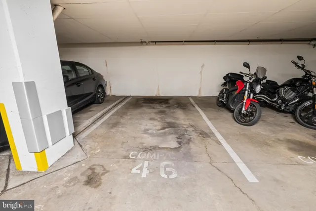 a view of car garage