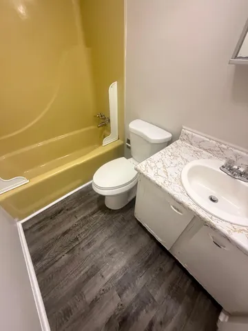 a bathroom with a sink and a toilet