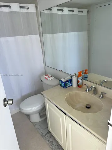 a bathroom with a sink and toilet