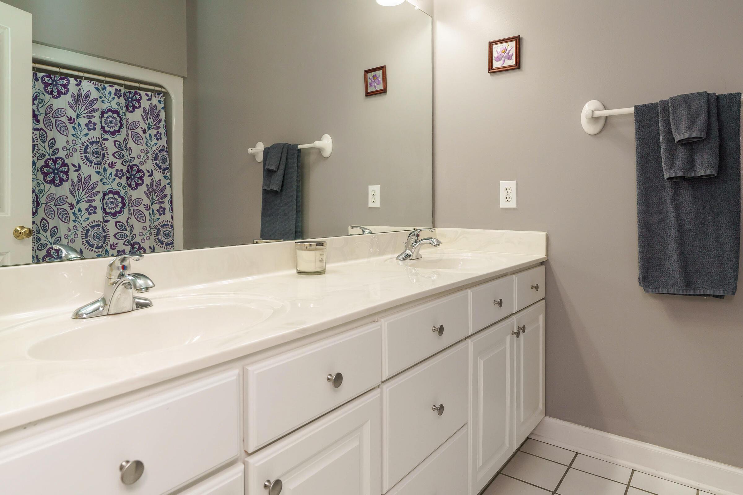 1232 Dale Ford Road Delaware, OH 43015 - Photo 29 of 59 Double sinks, shower, hall linen closet