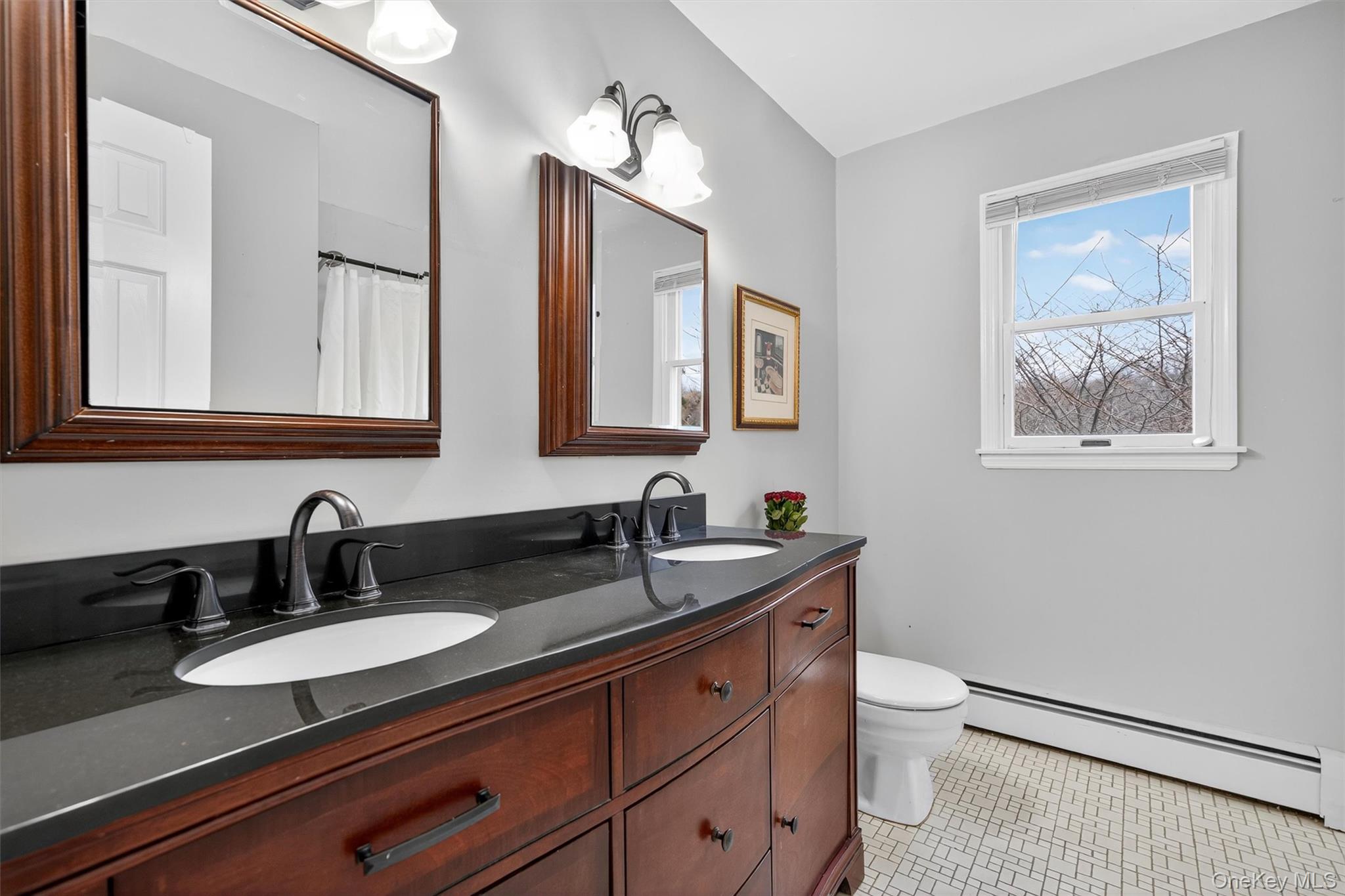 120 Pine Tree Road Monroe, NY 10950 - Photo 32 of 50 a bathroom with double sink and a toilet
